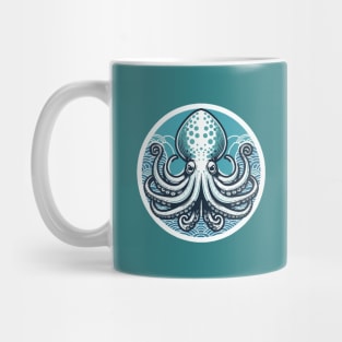 Squid Japanese Art Mug